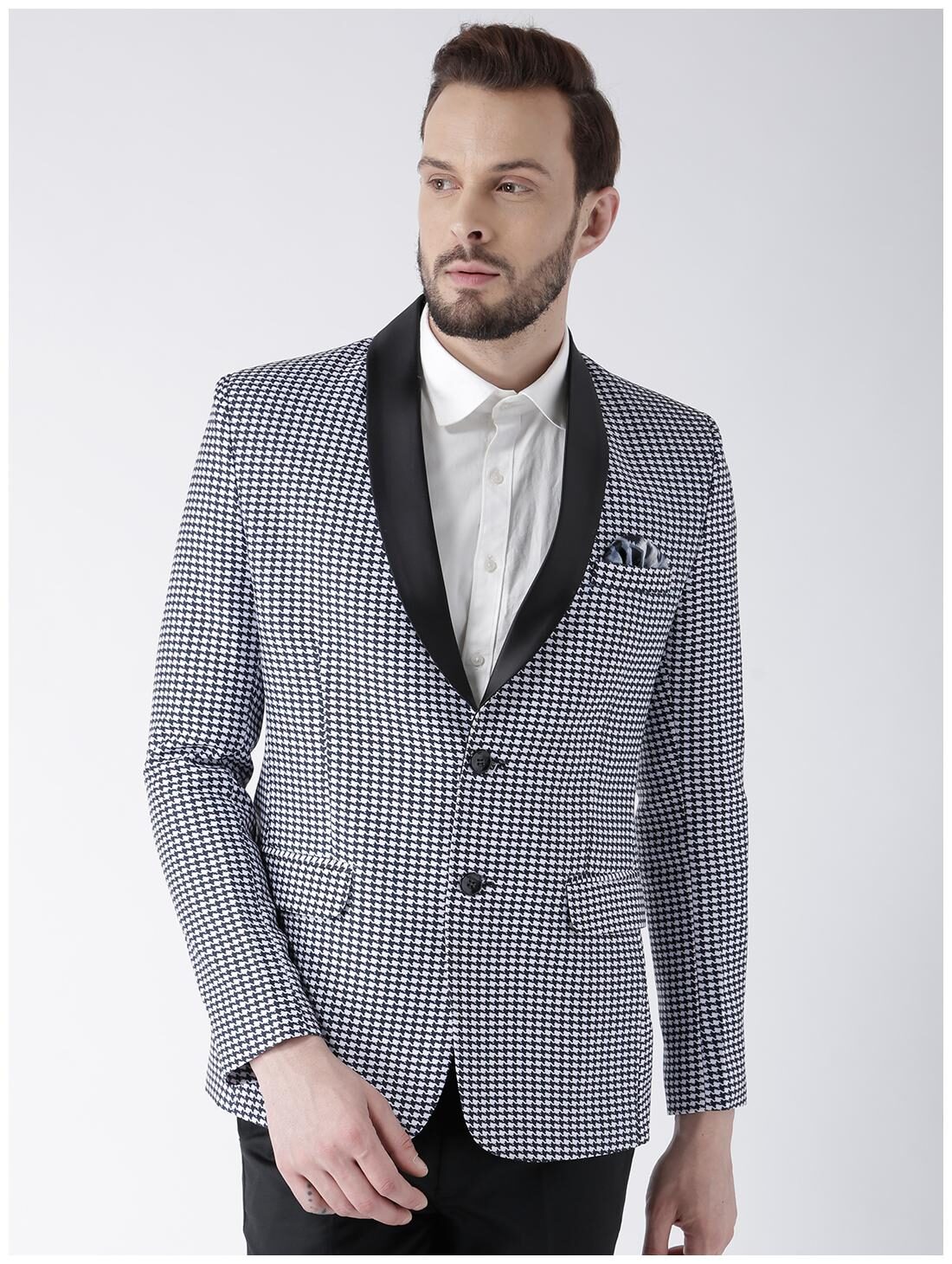 

hangup checkered mens blazer size 38