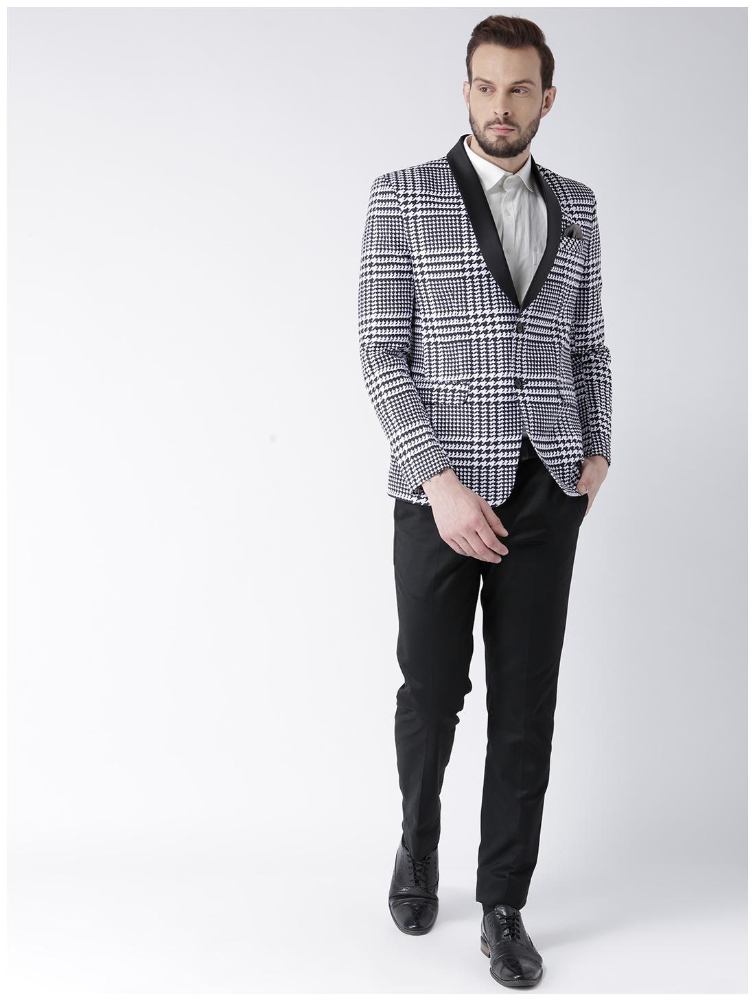 

hangup checkered mens blazer size 38