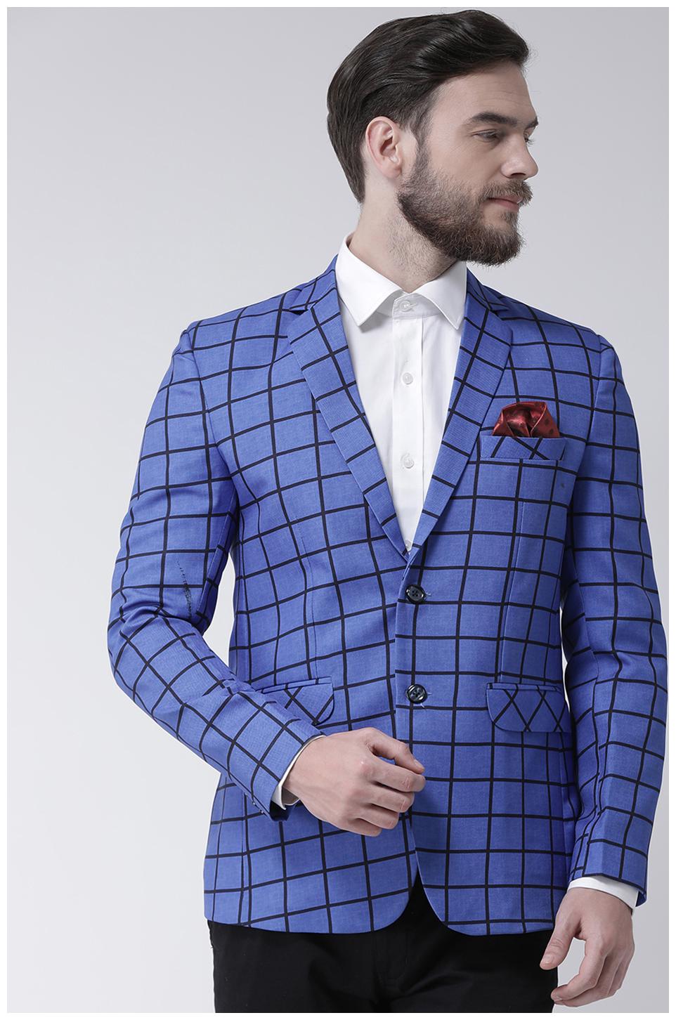 

Hangup Mens Printed Casual Blazer