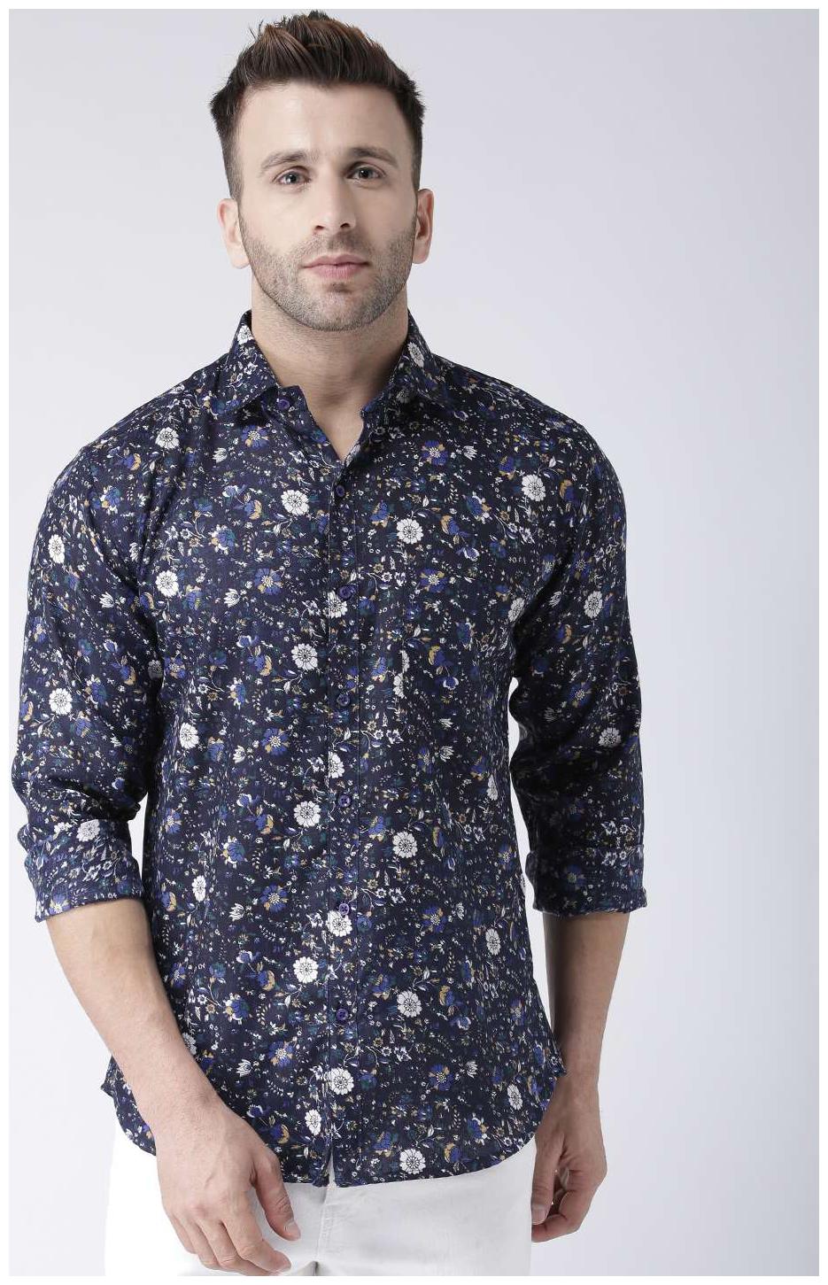 

Hangup Men Multi Printed Slim Fit Casual Shirt