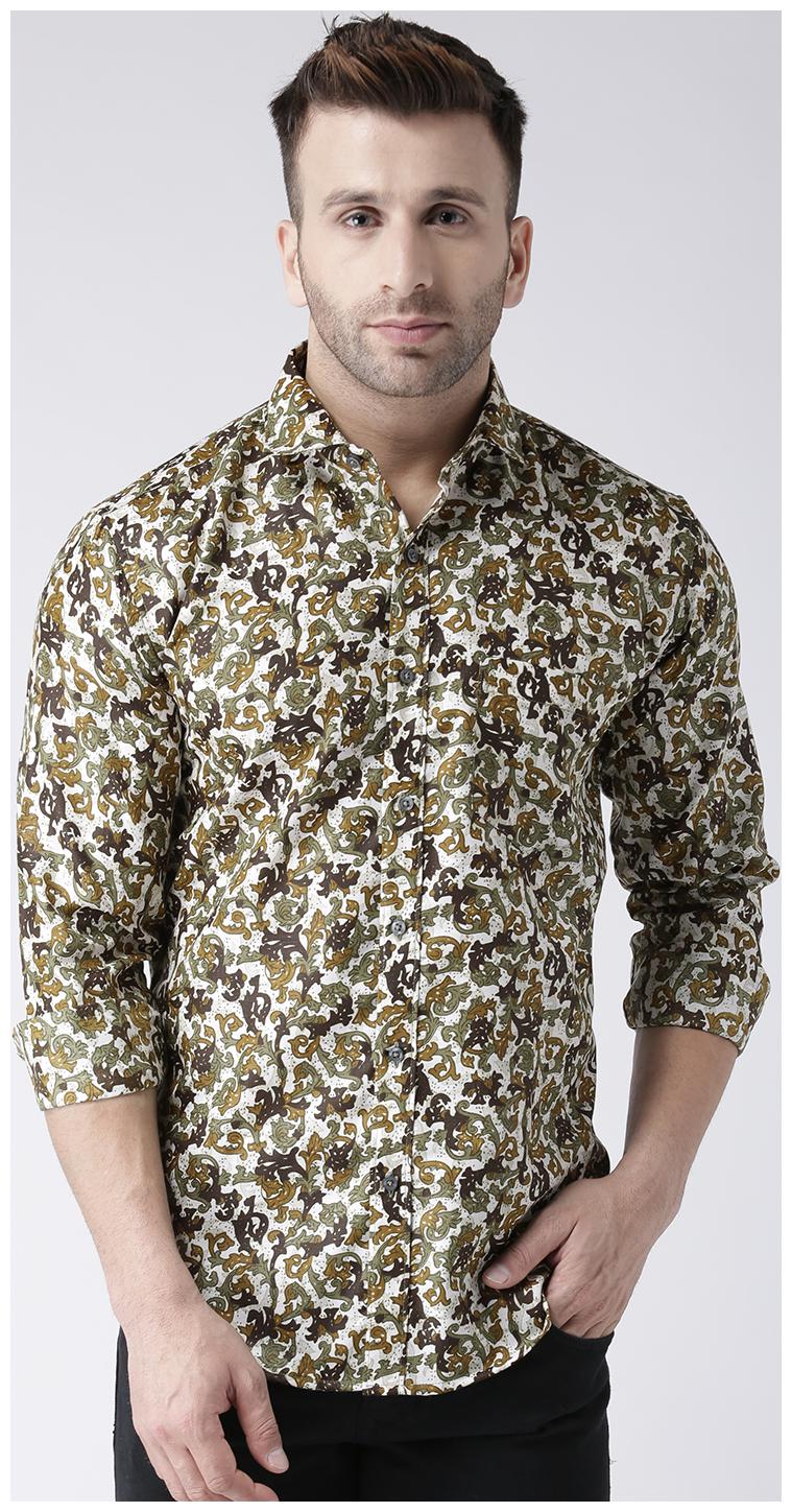 

Hangup Men Multi Printed Slim Fit Casual Shirt