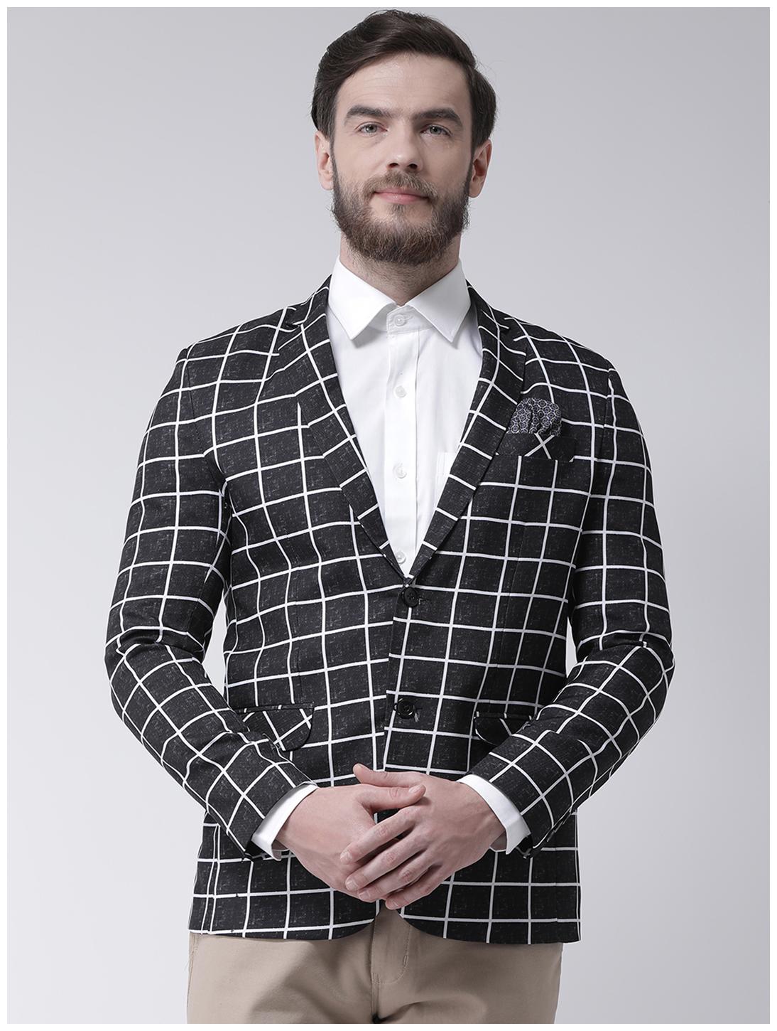 

Hangup Mens Printed Casual Blazer