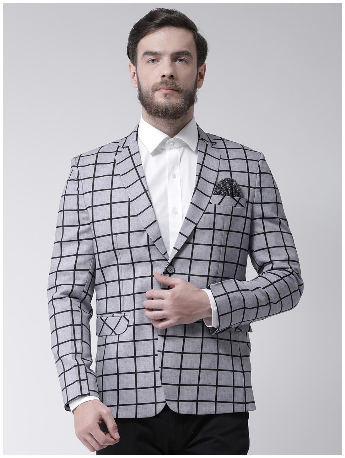 

Hangup Mens Printed Casual Blazer