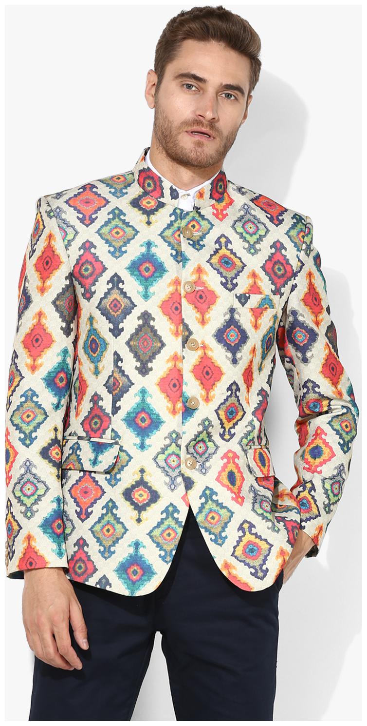 

hangup printed blazer for daily use