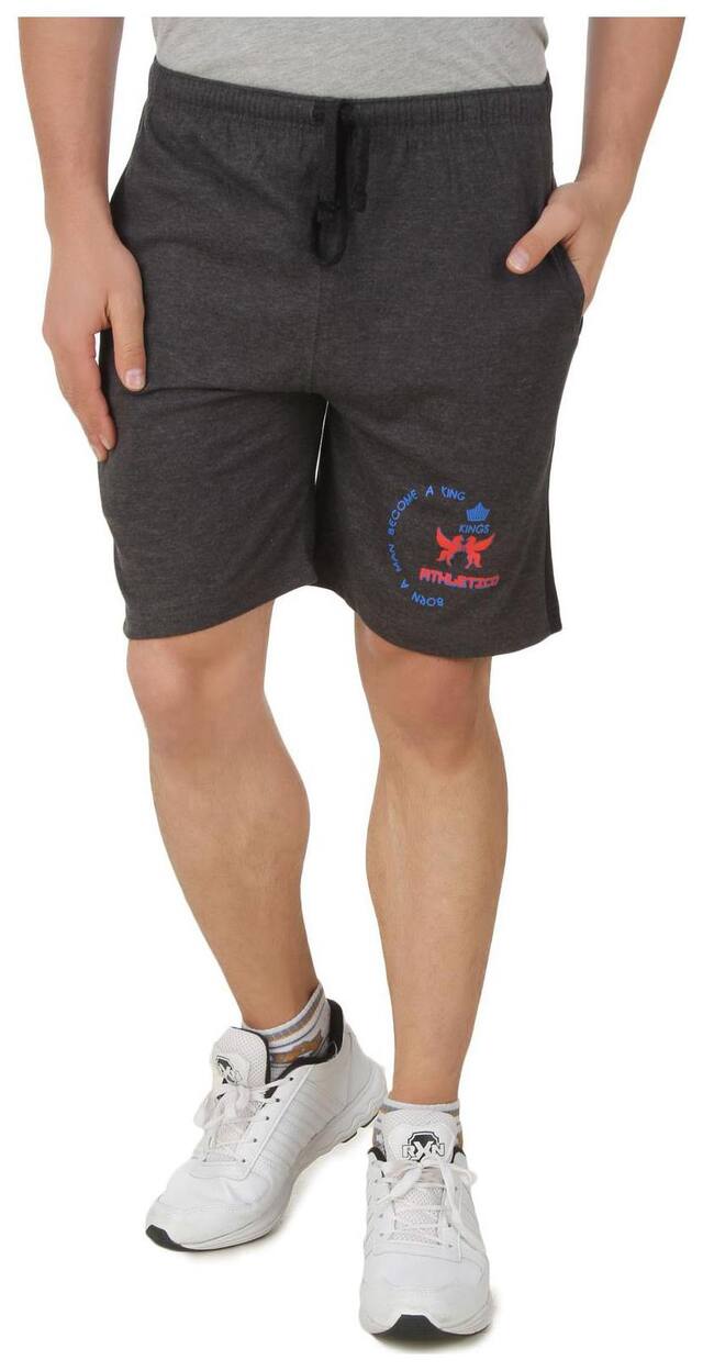 Hap Men Grey Regular Fit Regular Shorts