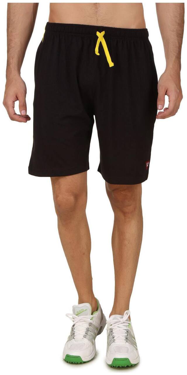 Hap Men Black Regular Fit Regular Shorts