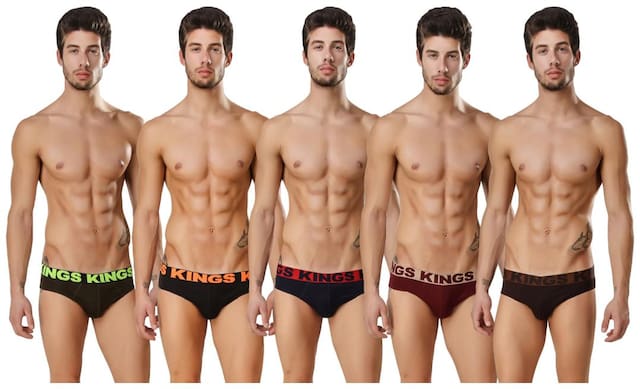 Hap Solid Briefs - Multi ,Pack Of 5