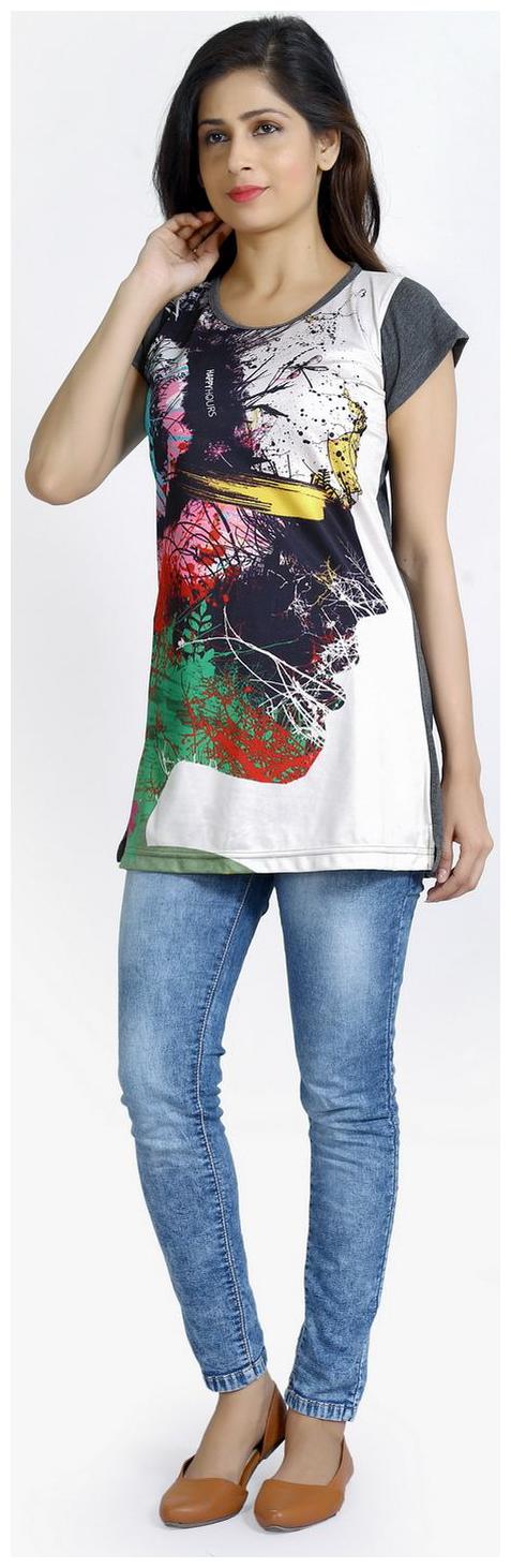 

Happy Hours Women Printed Regular top - Multi
