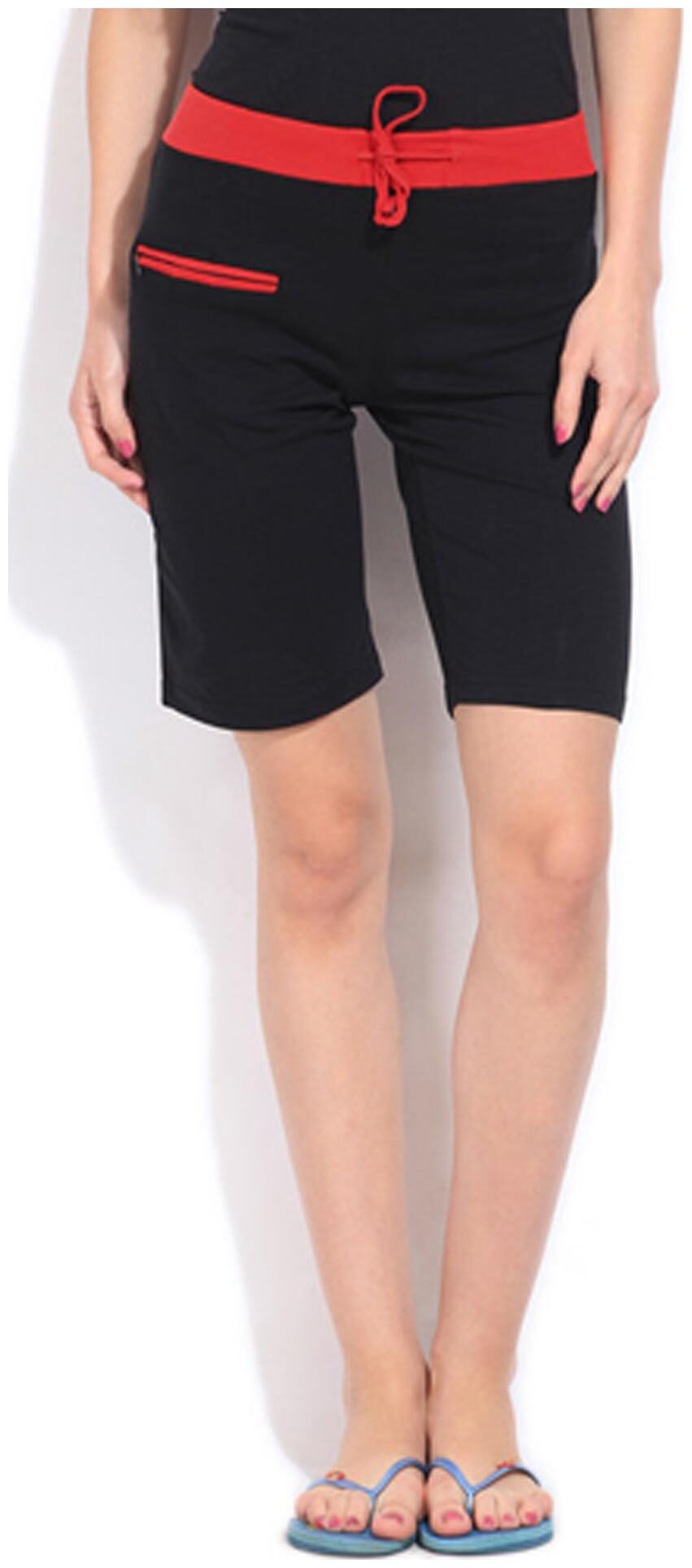 

Happy Hours Spandex Black Shorts (Size-L)