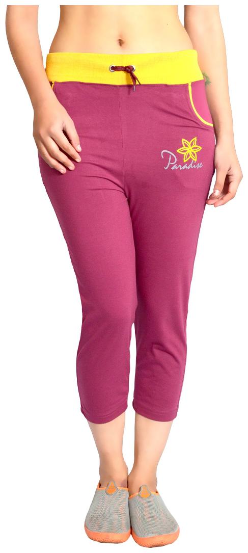 

HARDIHOOD Women s Cotton Yoga Gym Capri Half Pant Three Fourth for Ladies Girls