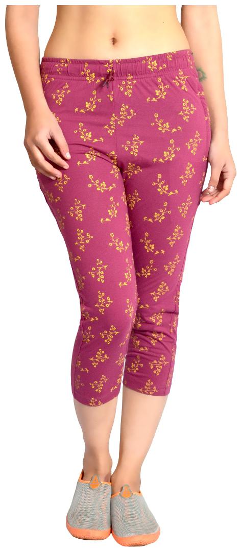

HARDIHOOD Women s Cotton Yoga Gym Capri Half Pant Three Fourth for Ladies Girls