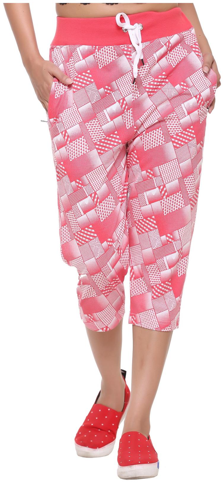 

HARDIHOOD Women Printed Sport shorts - Pink