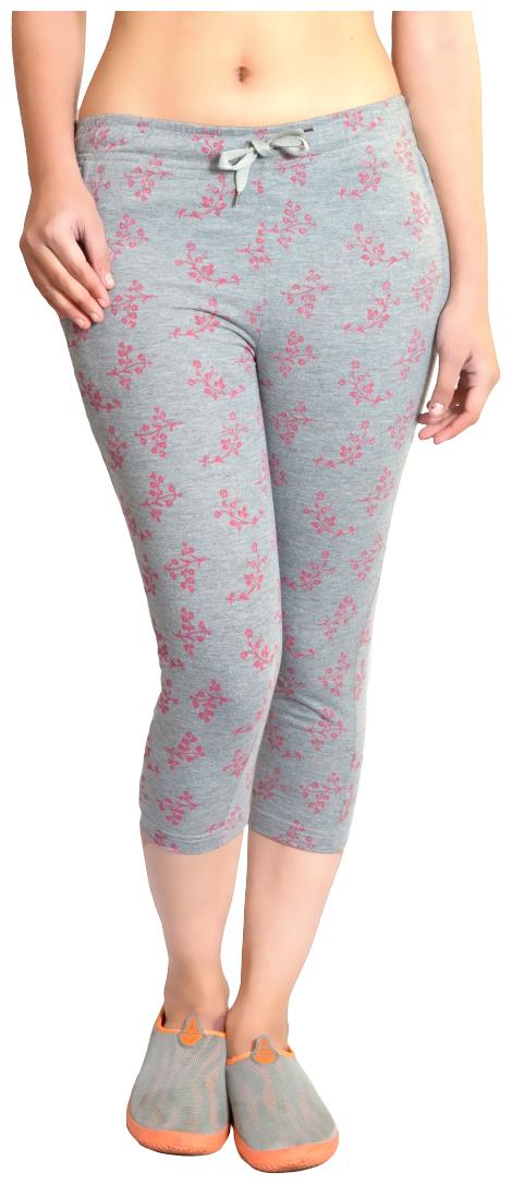 

HARDIHOOD Women Printed Regular capri - Grey