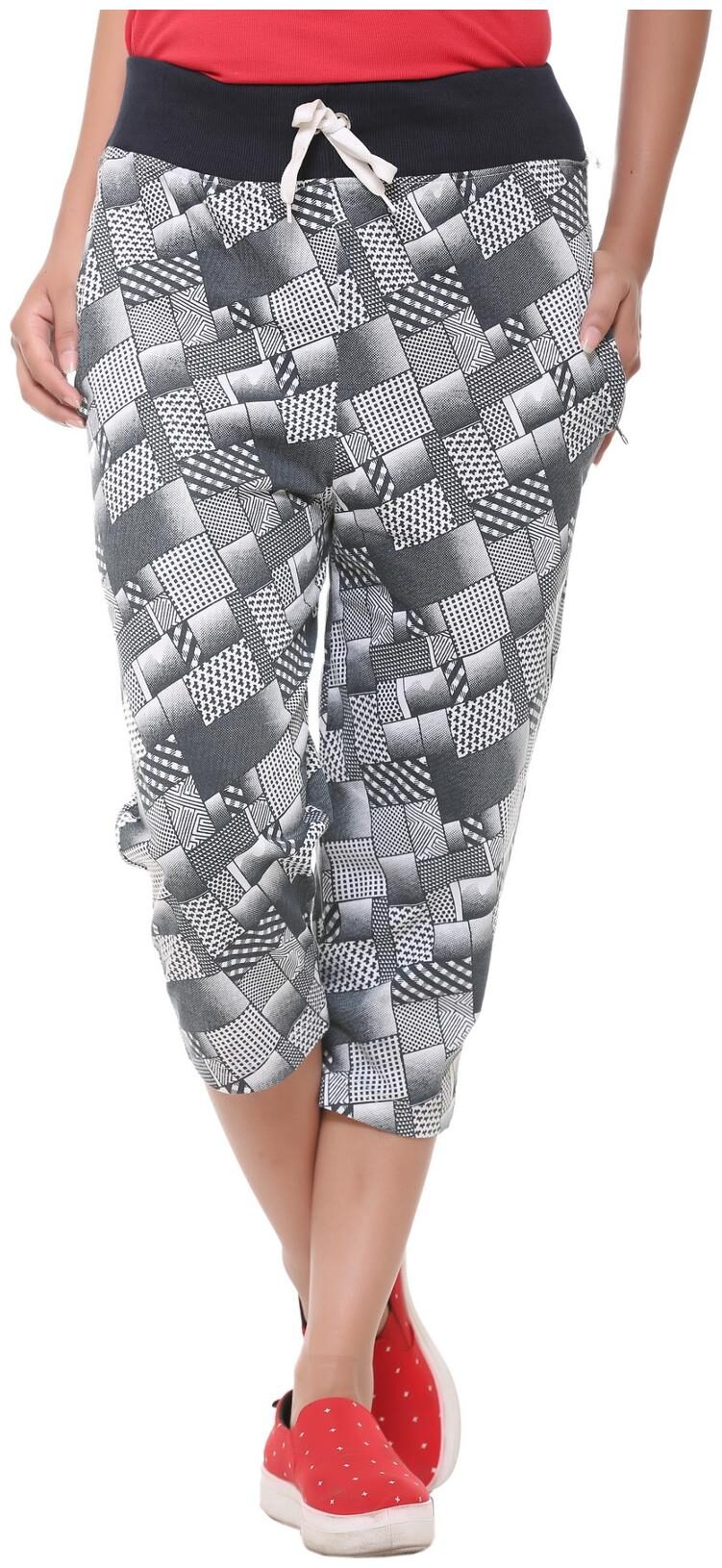 

HARDIHOOD Women Geometric Sport shorts - Grey