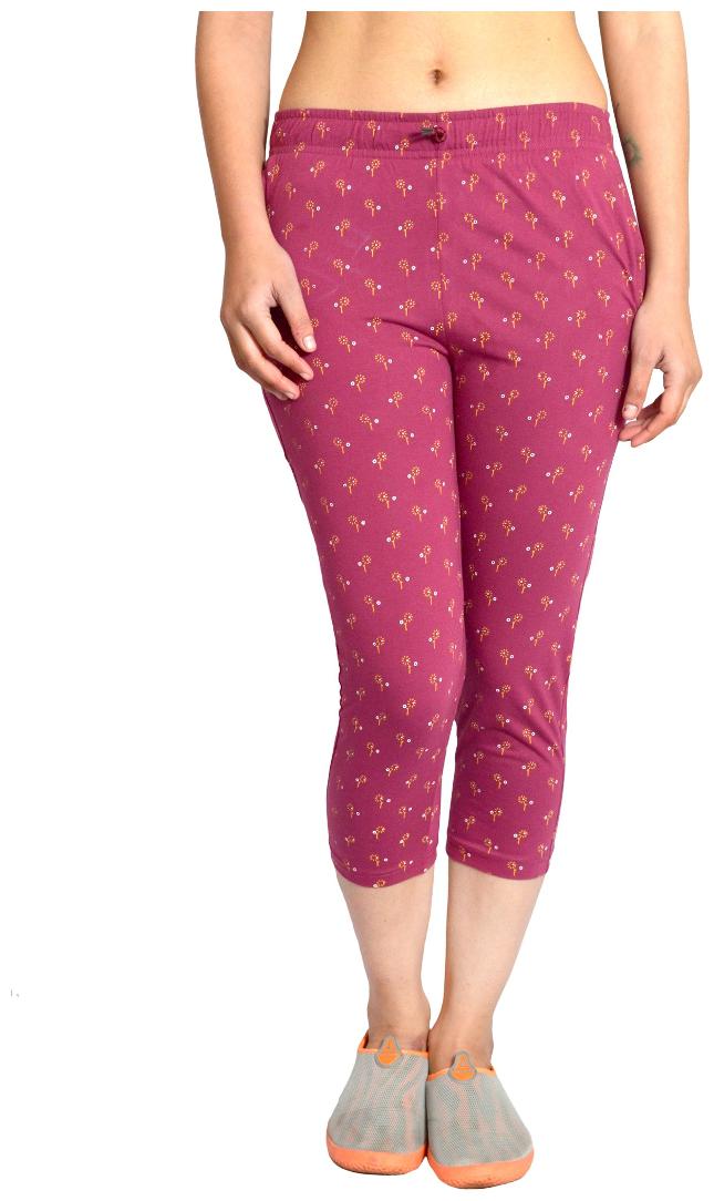 

HARDIHOOD Women s Cotton Yoga Gym Capri Half Pant Three Fourth for Ladies Girls