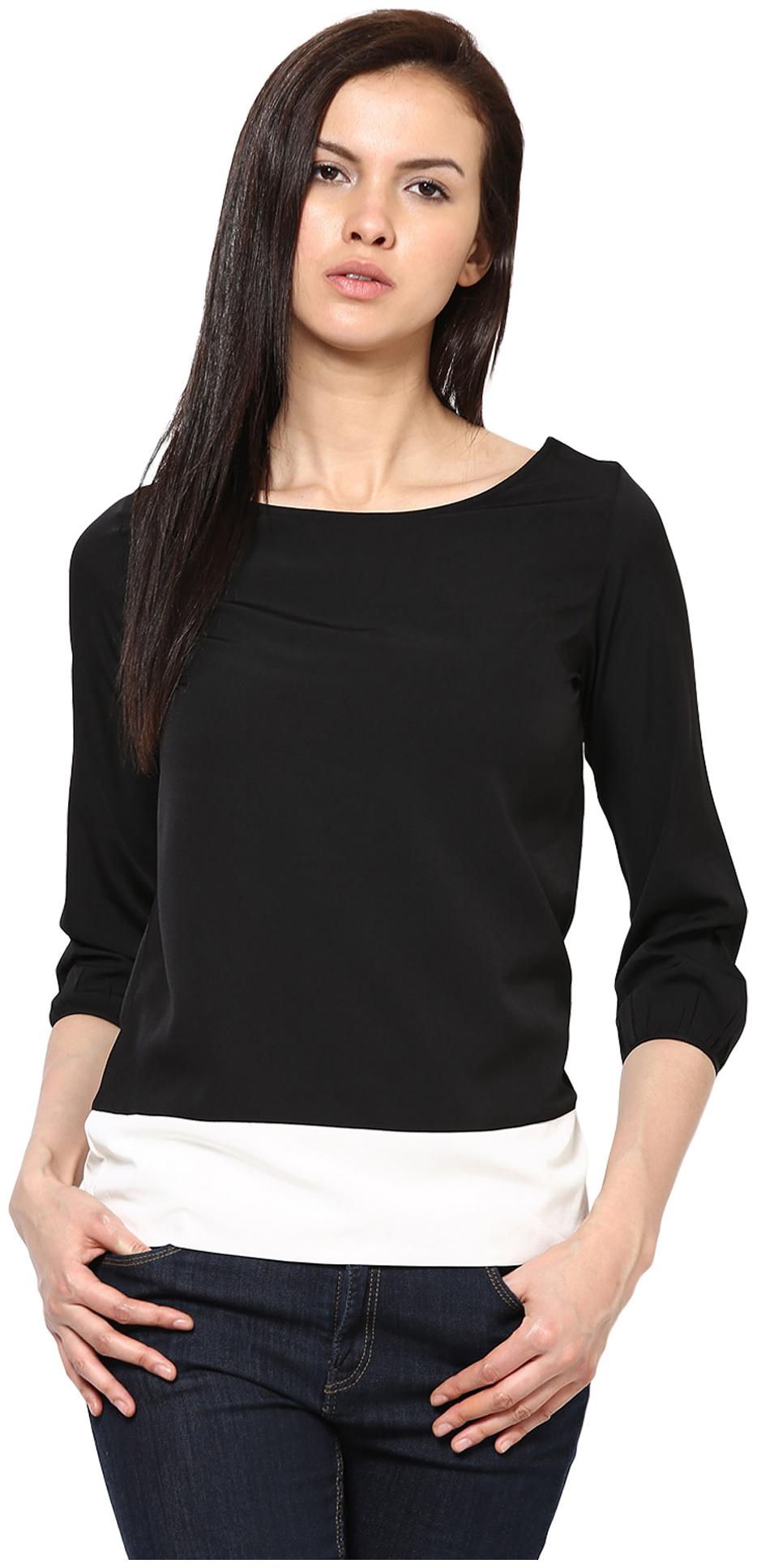 

Harpa Women Solid Regular top - Black
