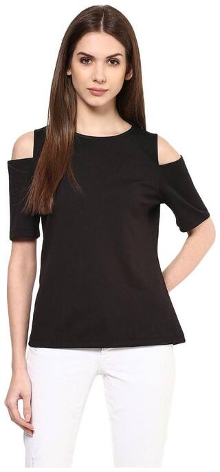 Harpa Black Regular Solid Tops