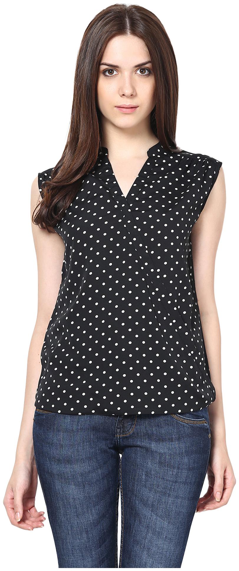 

Harpa Women Polka dots Regular top - Black