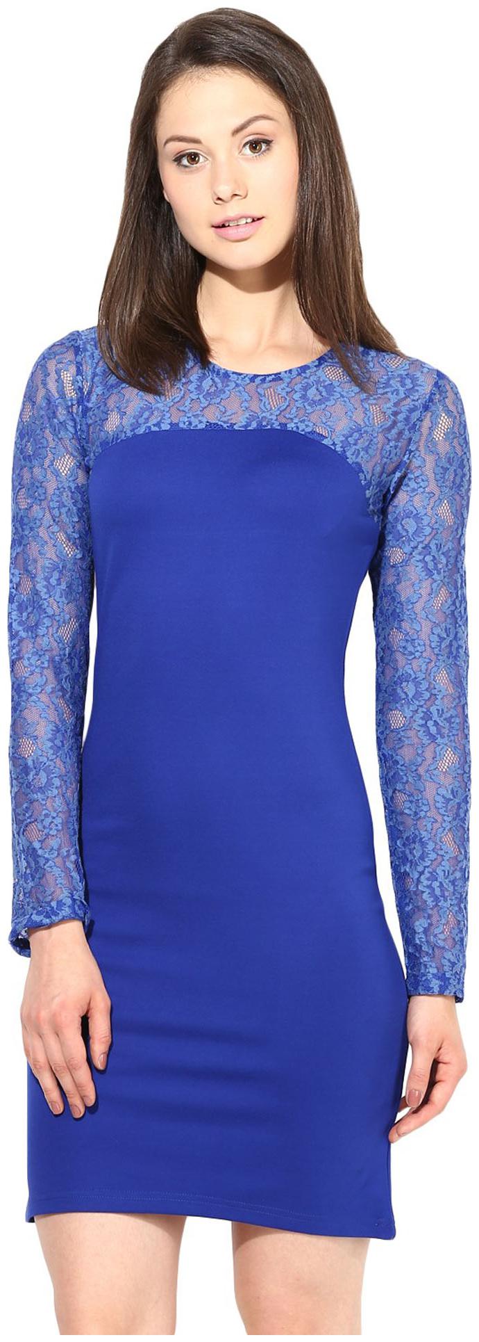 

Harpa Blue Blended Dress - GR2980-BLUE