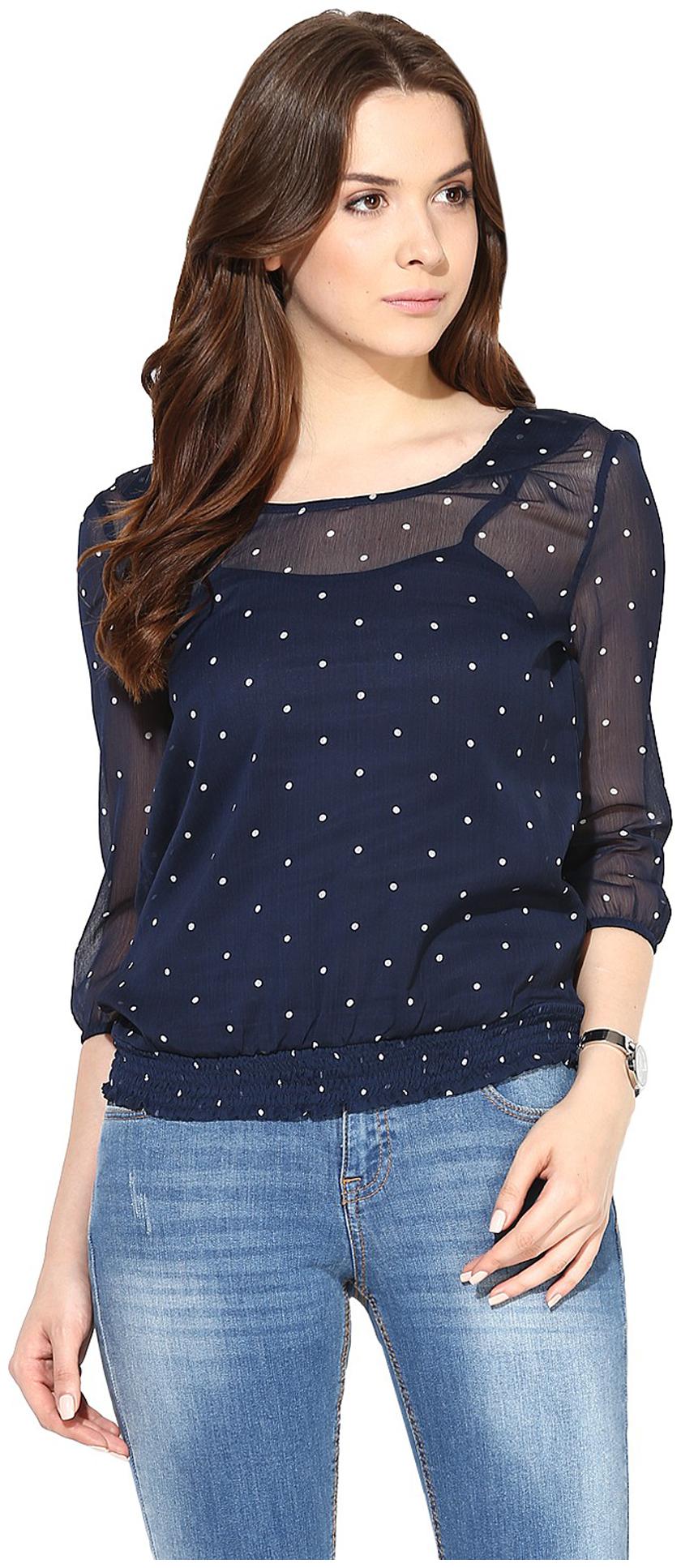 

Harpa Women Polka dots Regular top - Blue