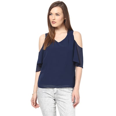 

Harpa Women Solid Regular top - Blue