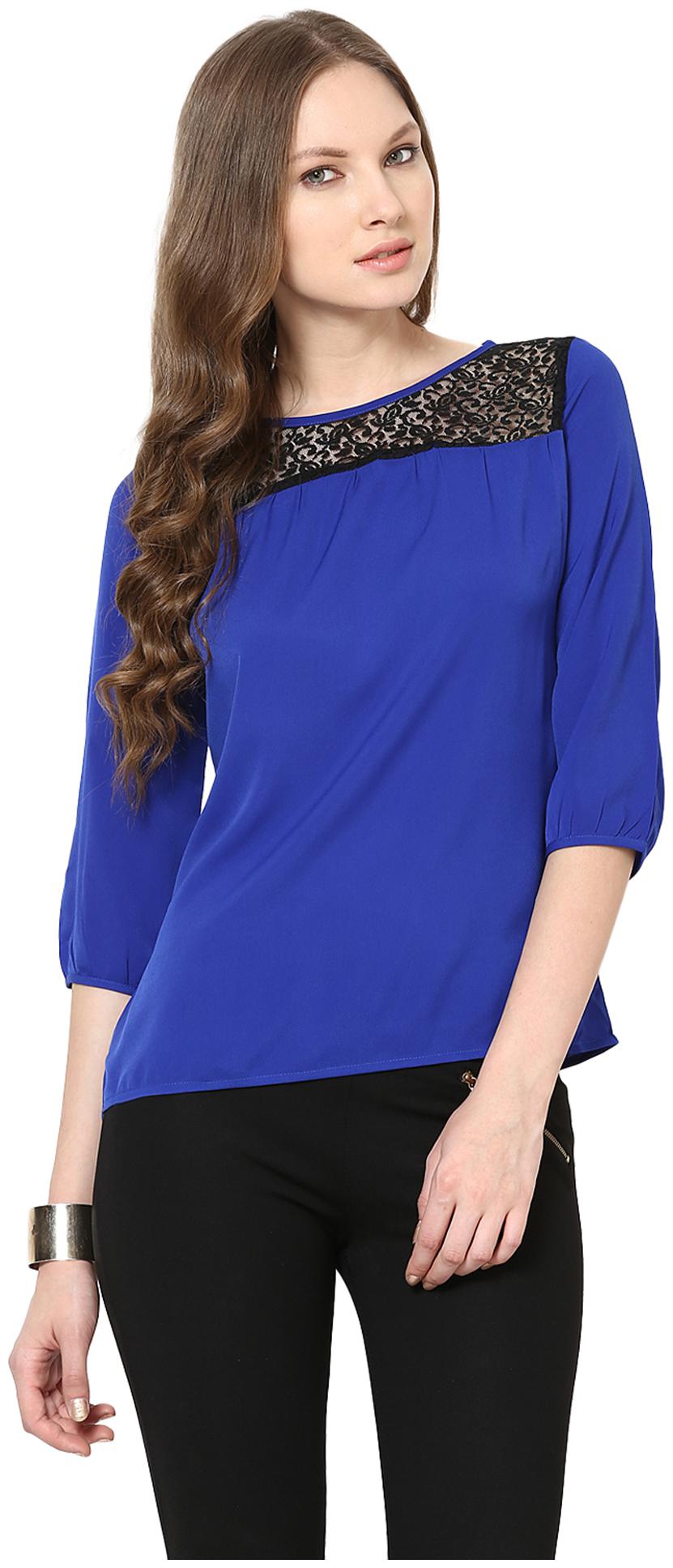 

Harpa Women Solid Regular top - Blue