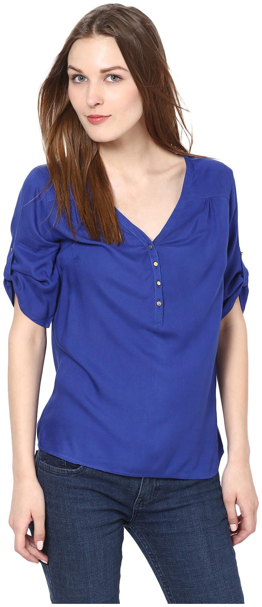 

Harpa Women Solid Regular top - Blue