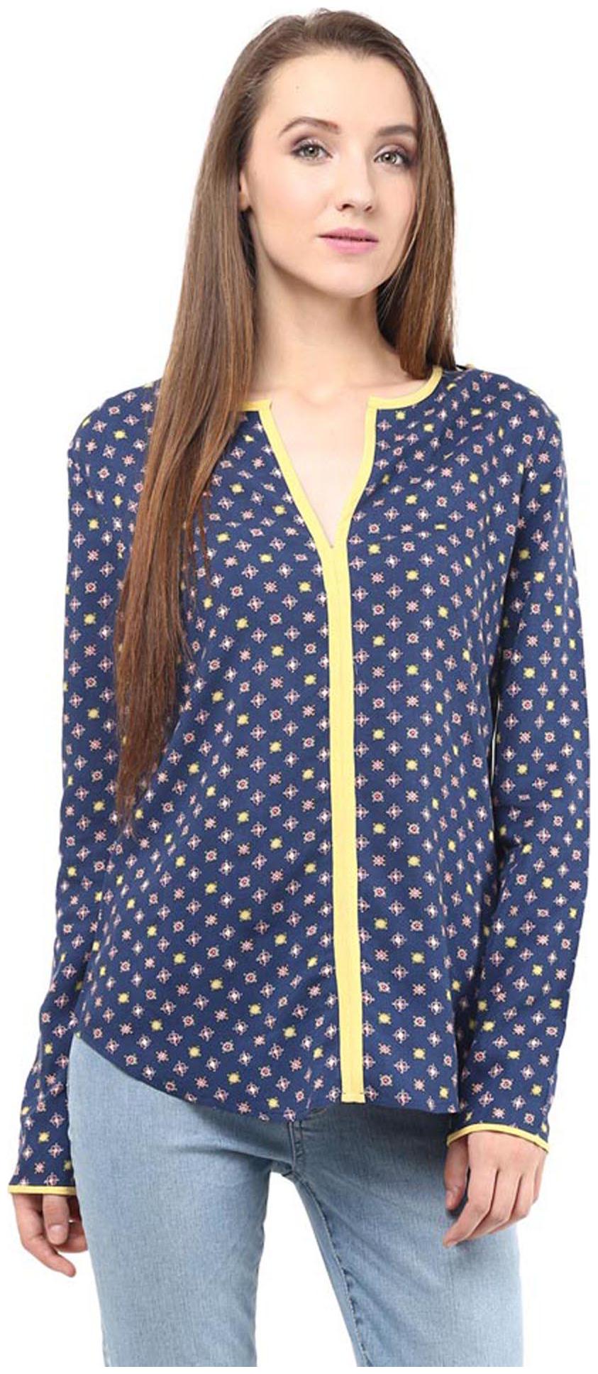 

Harpa Women Printed Regular top - Blue