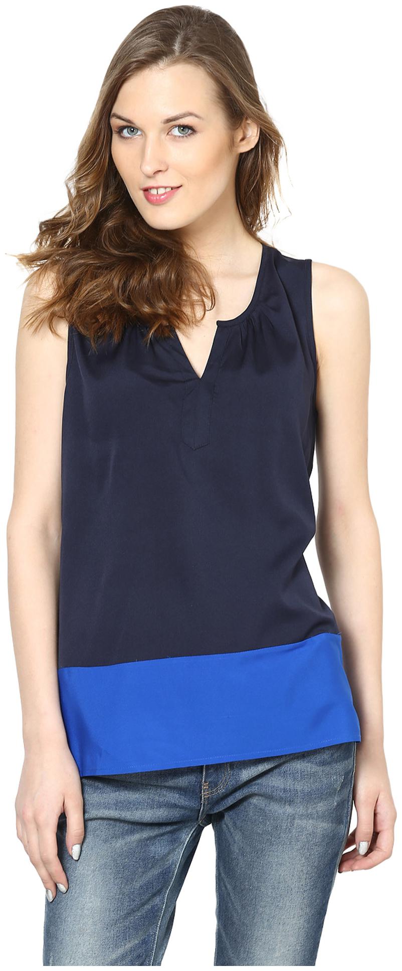 

Harpa Women Solid Regular top - Blue