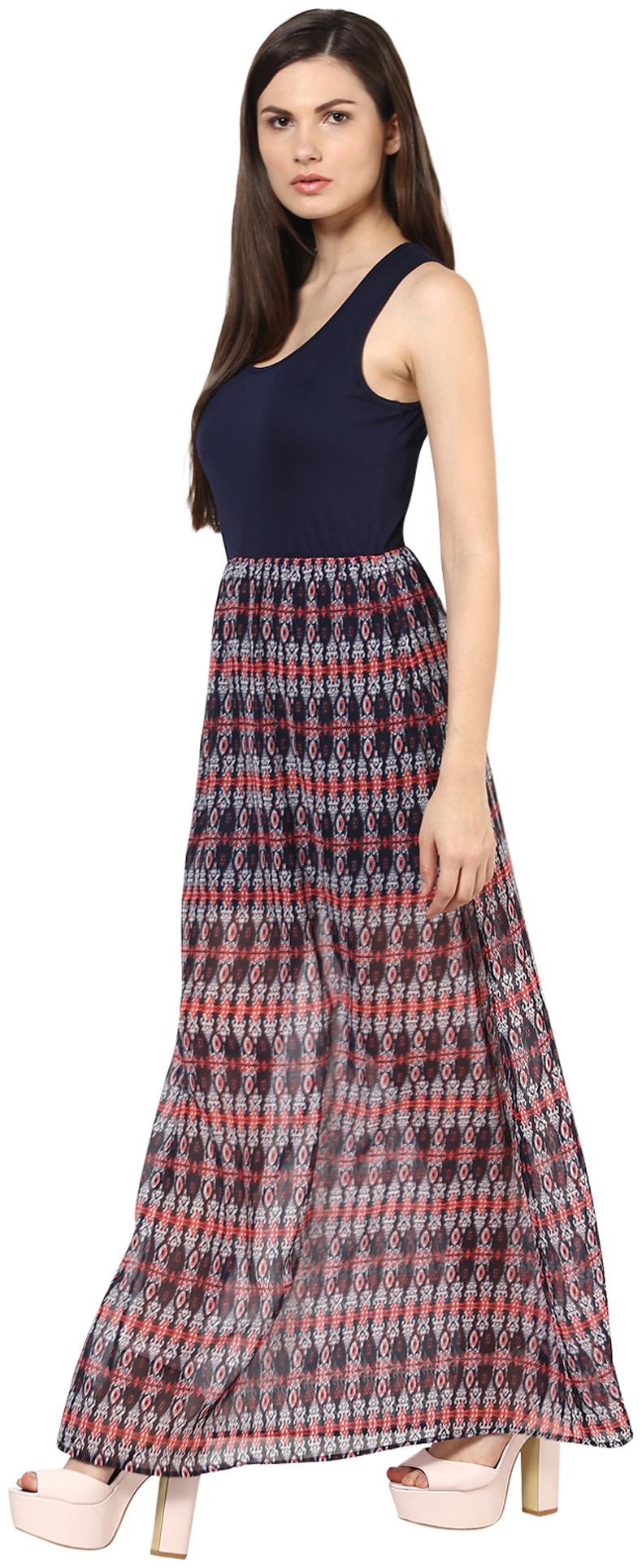 

Harpa Multi Printed Fit flare dress