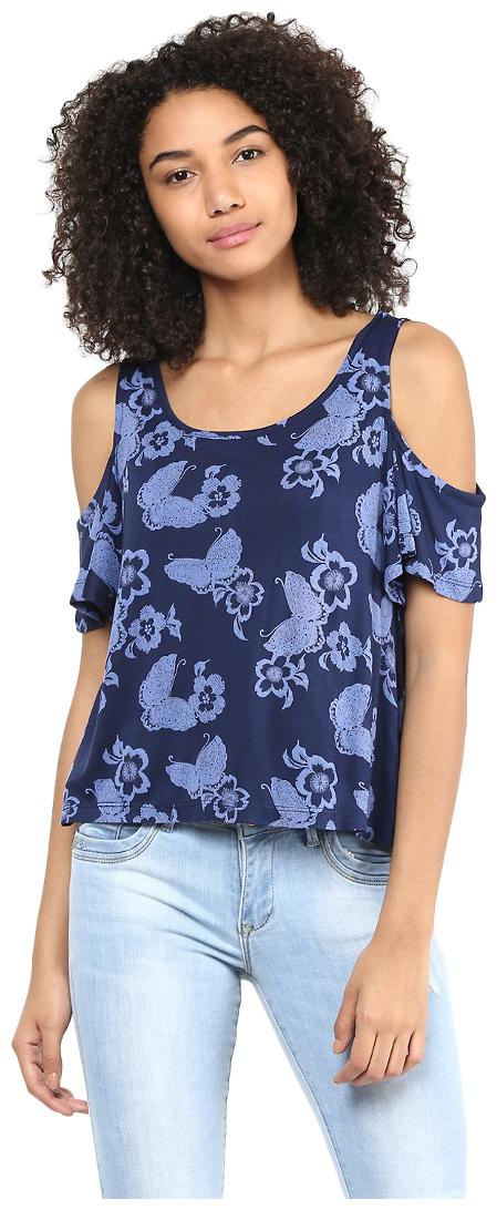 

Harpa Women Floral Regular top - Blue