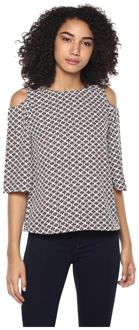 

Harpa Women Floral Regular top - White