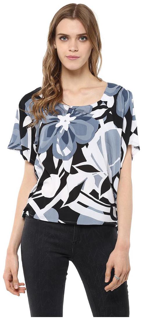 

Harpa Women Printed Regular top - Grey