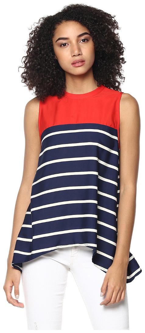 

Harpa Women Striped Regular top - Blue