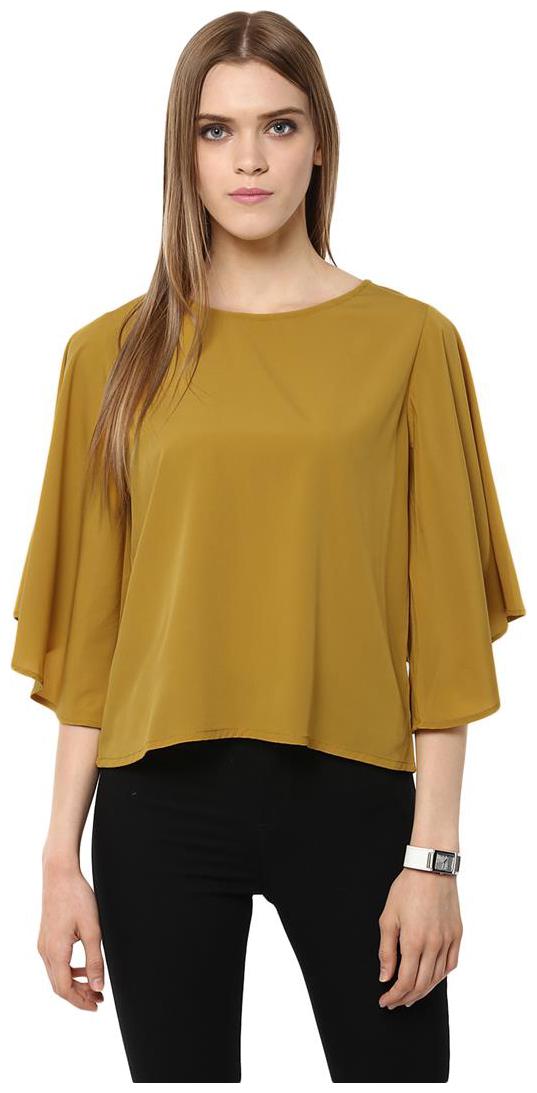 

Harpa Women Solid Regular top - Orange