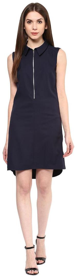 

Harpa Navy Casual Above Knee Dress