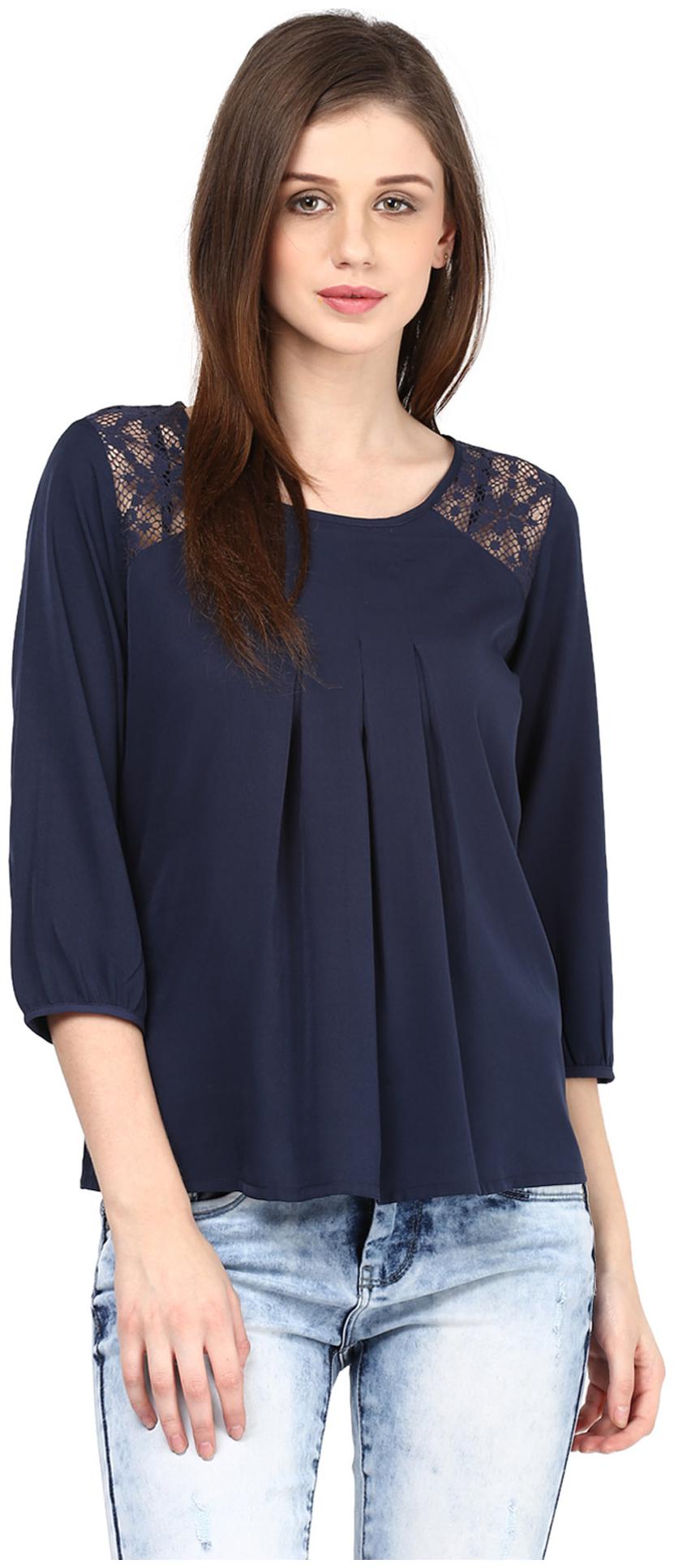 

Harpa Women Solid Regular top - Blue