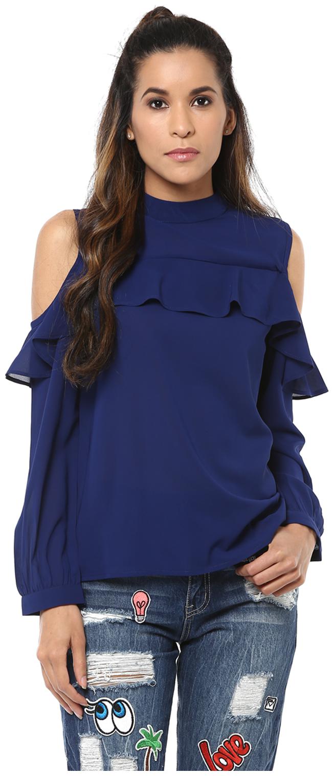 

Harpa Women Solid Regular top - Blue