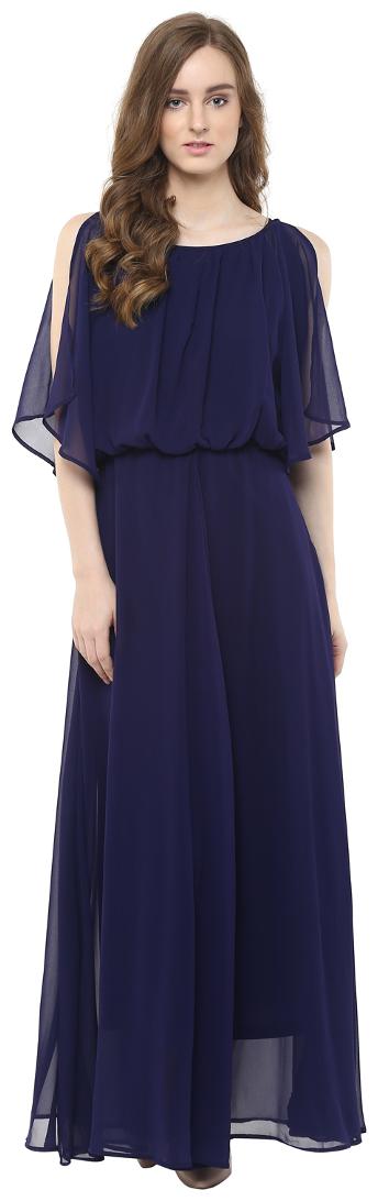 

Harpa Navy Sleeveless Regular Fit Casual Women s Dresses