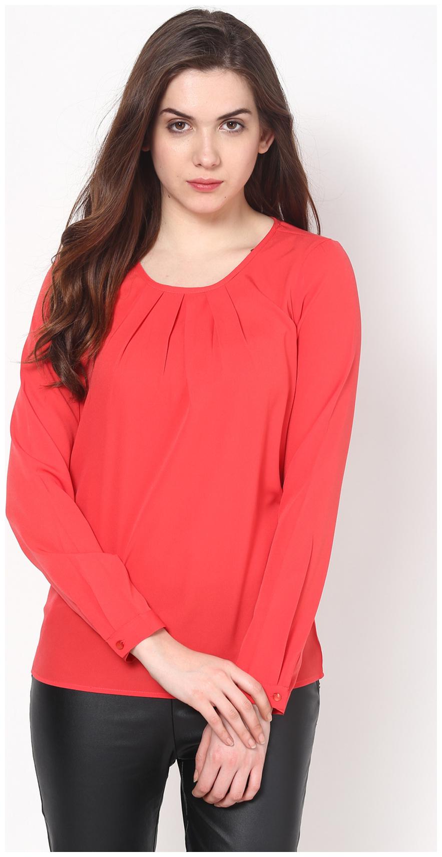 

Harpa Women Solid Regular top - Orange