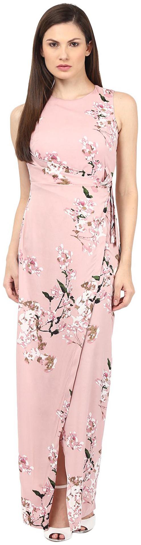 

Harpa Pink Floral Maxi dress