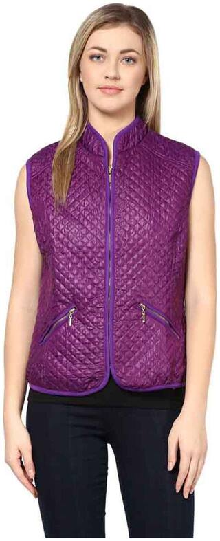 Harpa Purple Polyester Jacket - GR4002-PURPLE