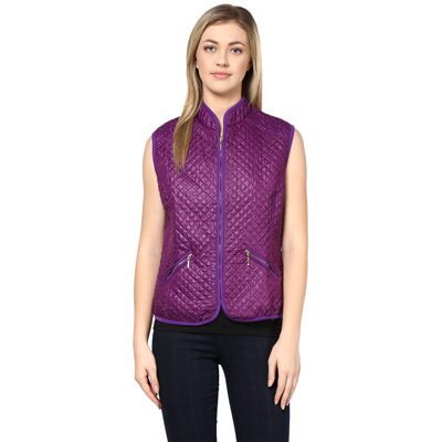 

Harpa Purple Polyester Jacket - GR4002-PURPLE
