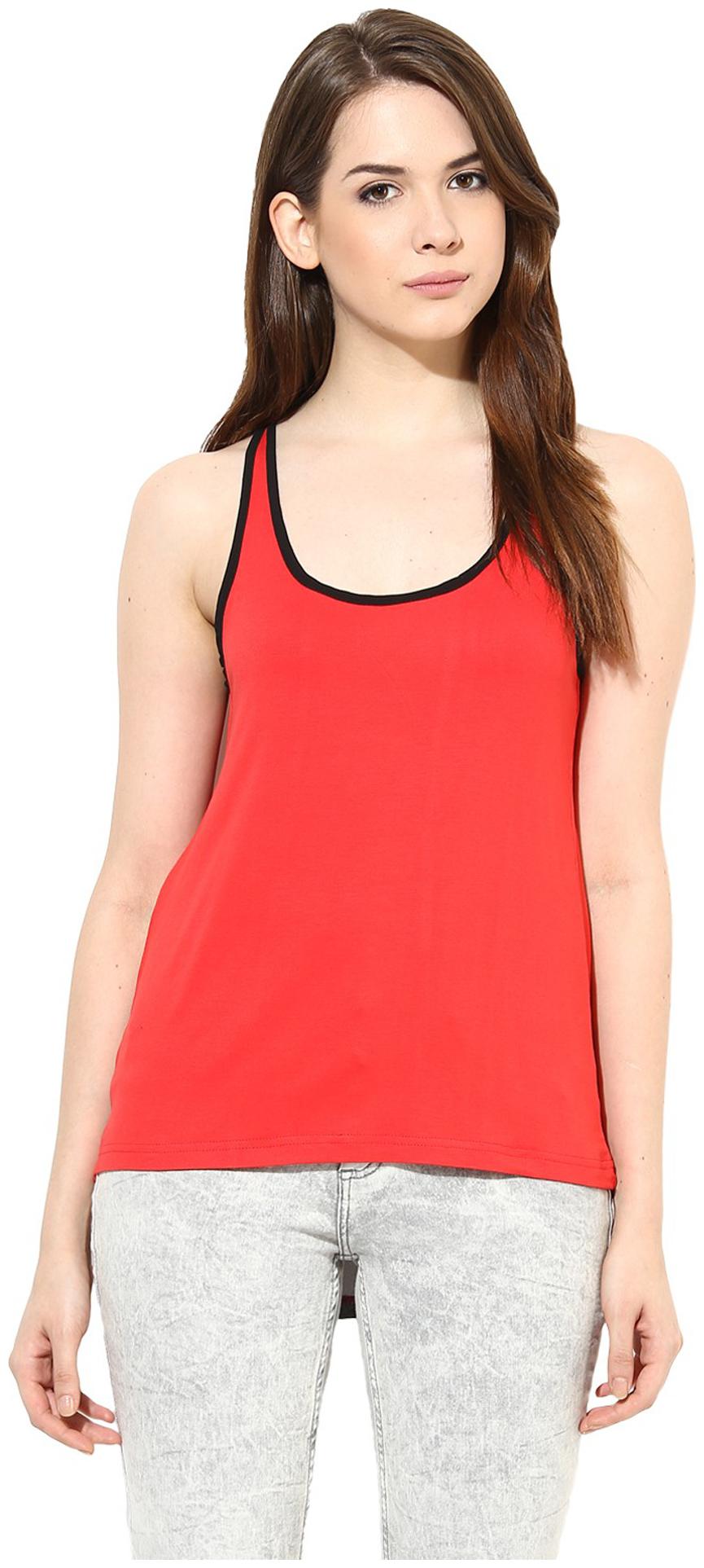 

Harpa Red Hosiery Top - GR2996RED