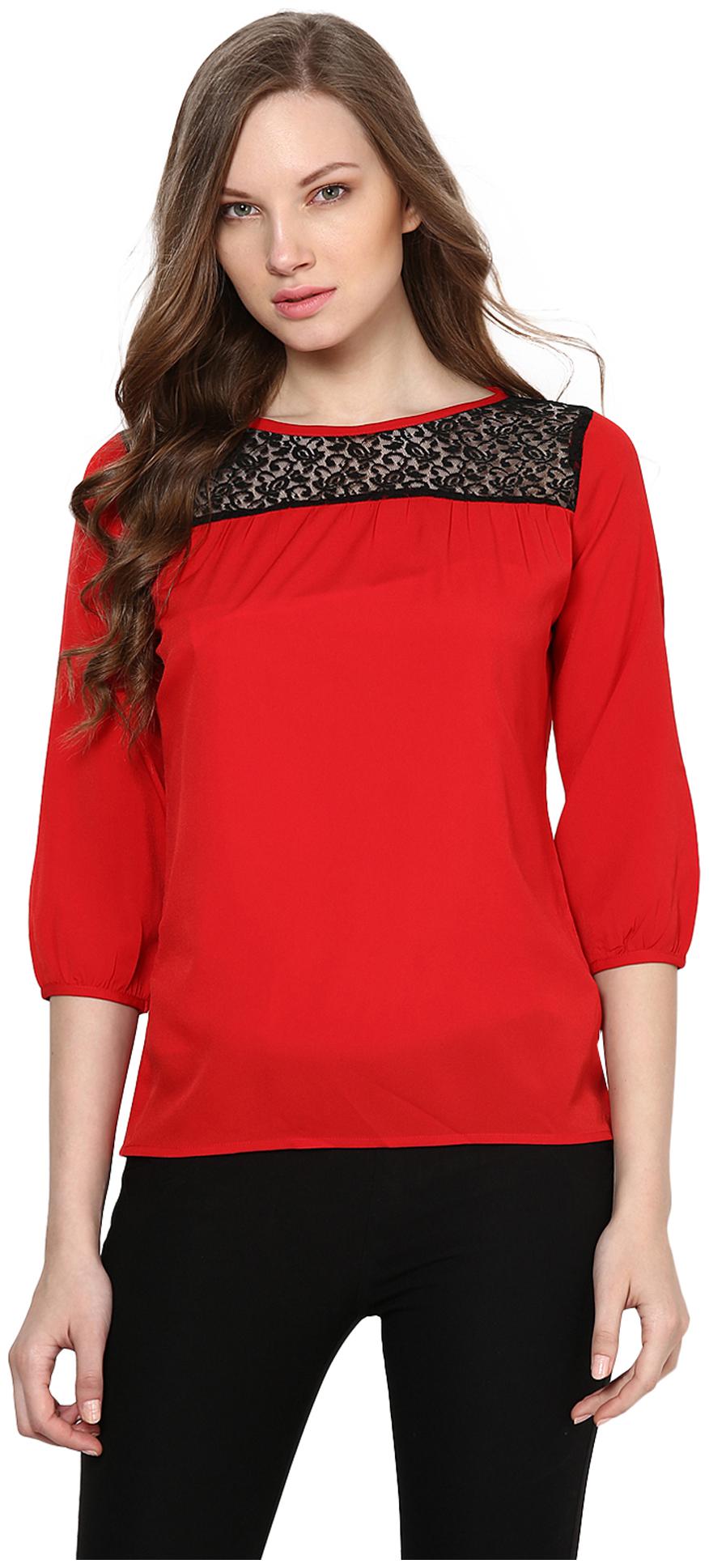 

Harpa Women Solid Regular top - Red