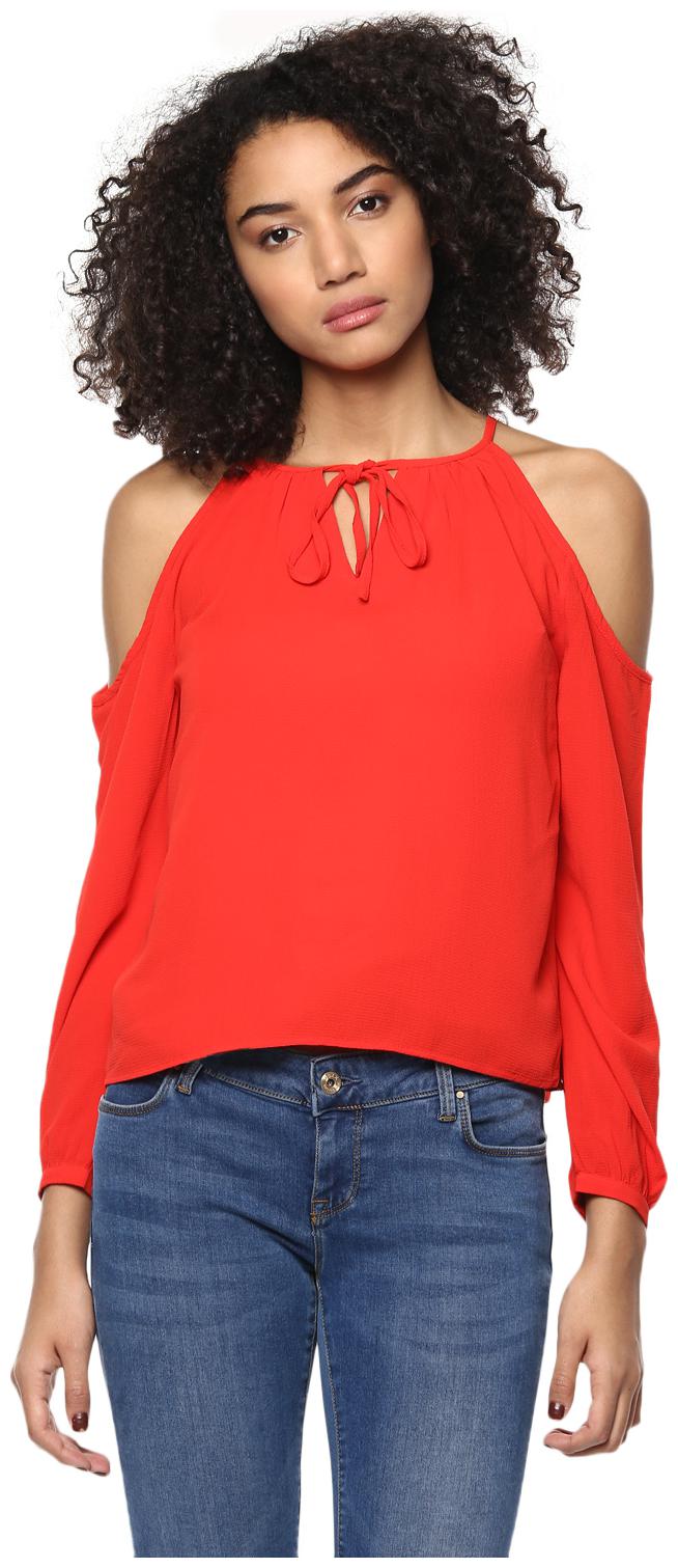 

Harpa Women Solid Regular top - Red