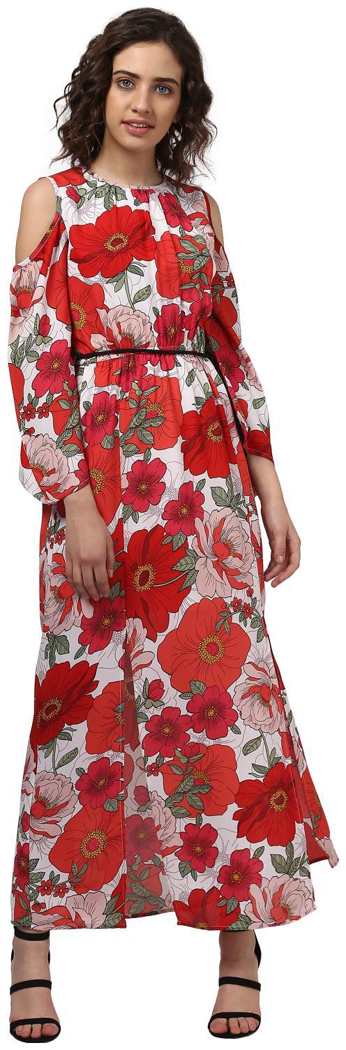 

Harpa Pink Printed Maxi dress