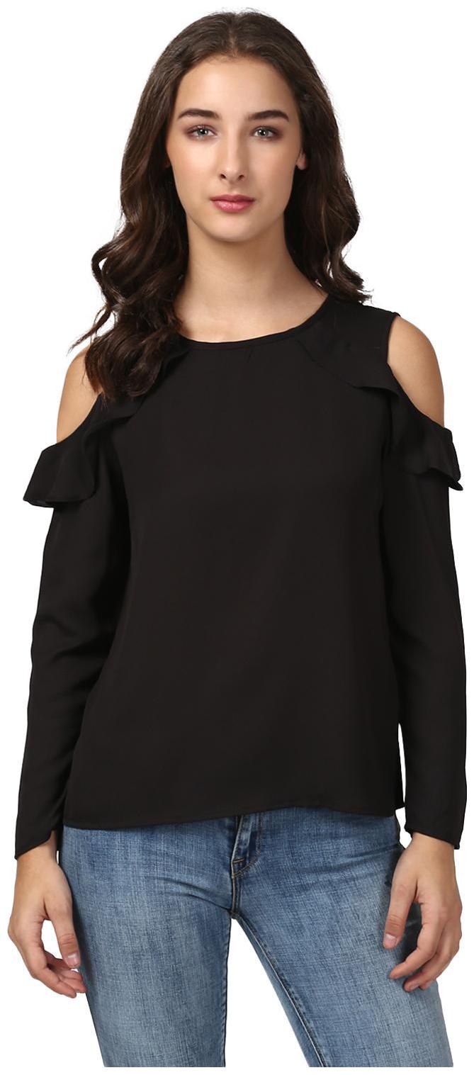 

Harpa Women Solid Regular top - Black