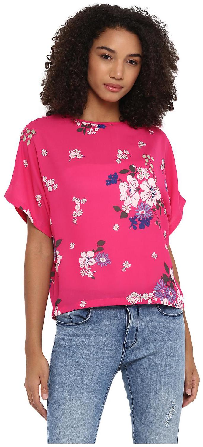 

Harpa Women Floral Regular top - Pink