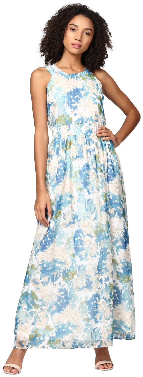 

Harpa White Floral Maxi dress